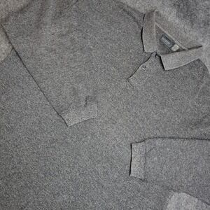 Menswear Alexander Lloyd Polo Mens 3XB Gray Knitted Polo Preppy Old Money